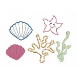 Stickmuster - Unterwasser Motive